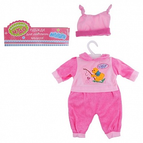 Одежда для пупса: шапочка, комбинезон (Маленькое чудо, 627390)